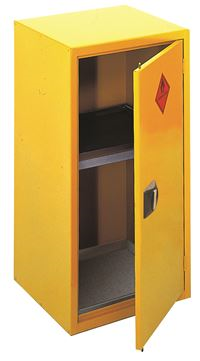 Yellow Flammable Cabinet - Half Height 915x455x455mm LC0902